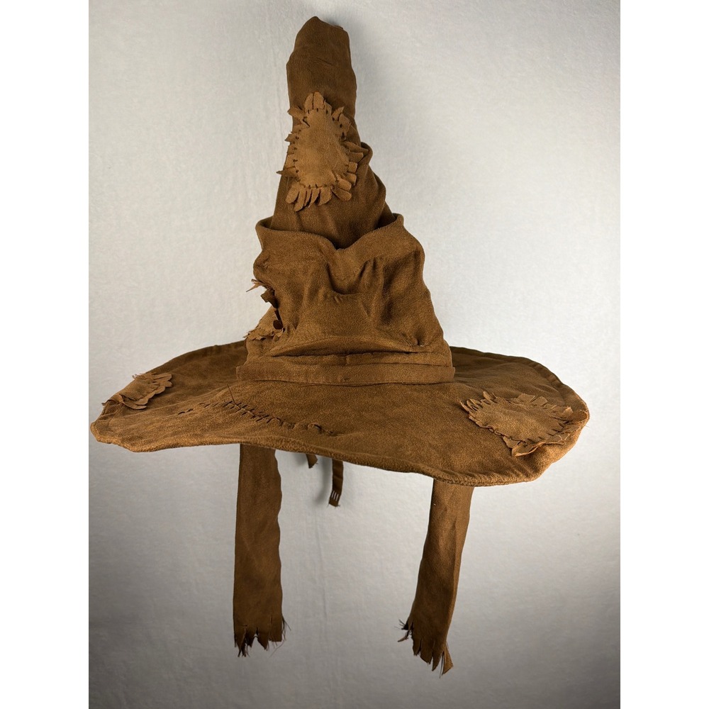 Harry Potter Sorting Hat Costume Accessory Brown Faux Suede Eloped
